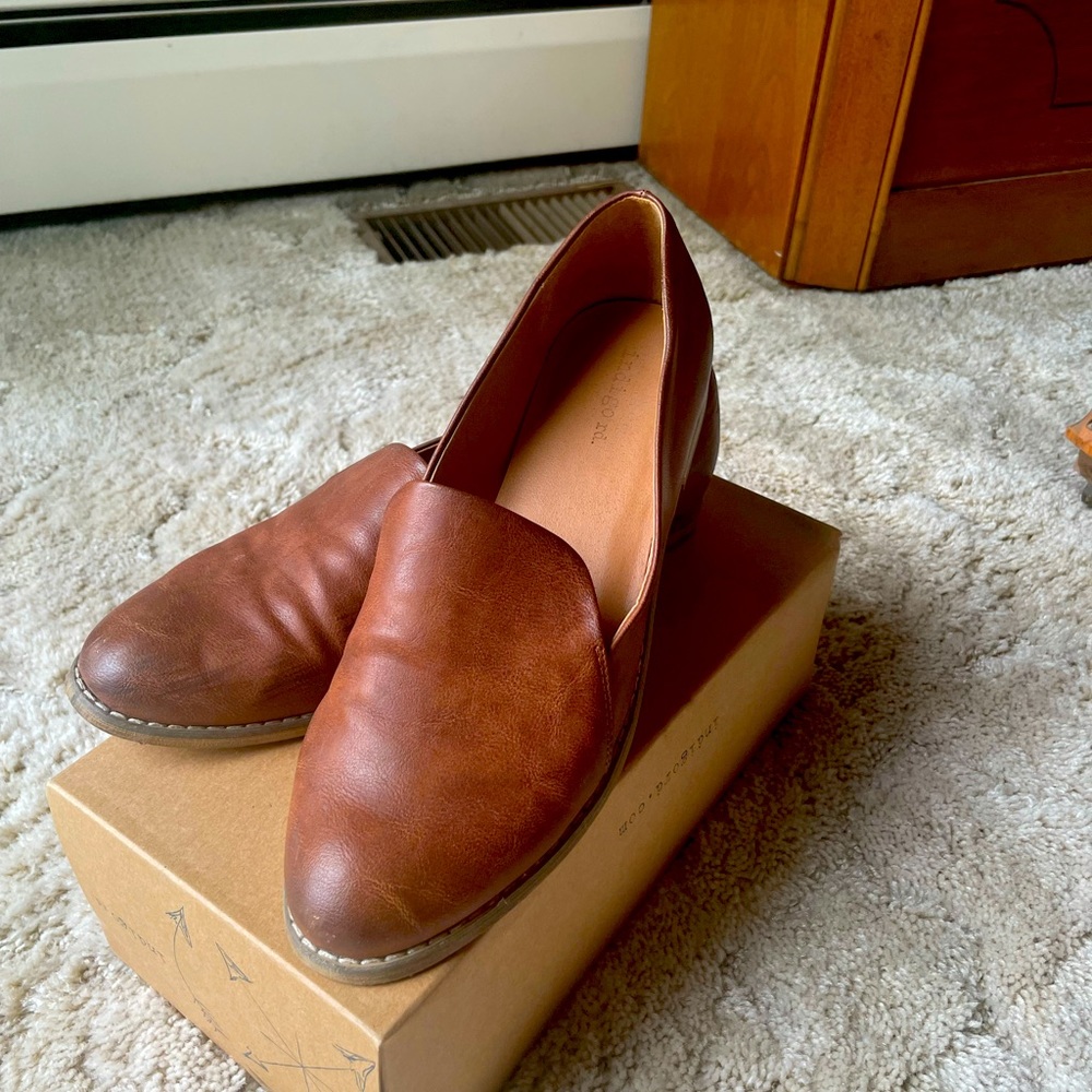 Brown Slip-on Loafers